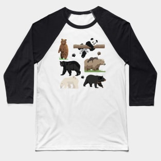 Cute Bears Baseball T-Shirt